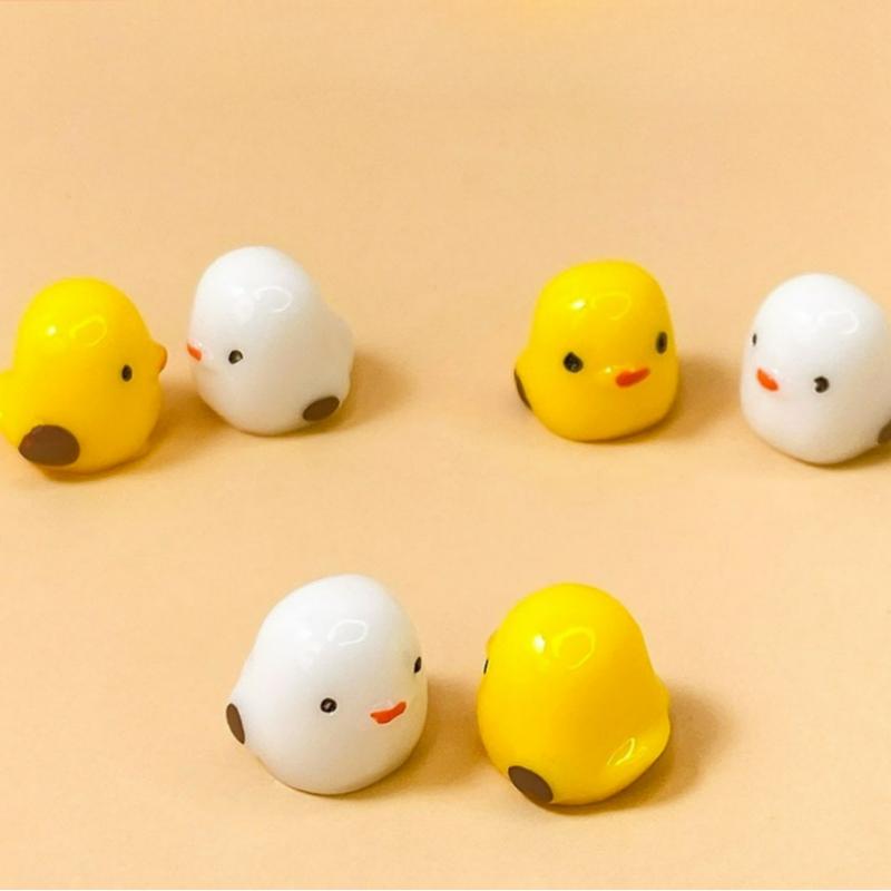 15/25/50PCS Cute Mini Ducks Ornament Resin Small Yellow Duck Ornament Garden Moss Miniatures Decoration Car Accessories 2026 New