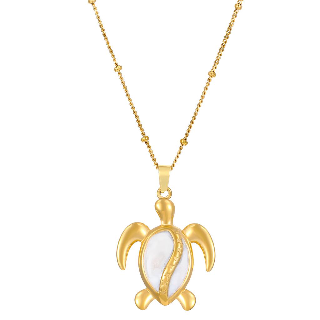 High-quality 2026 Jewelry, Ocean Wind, Starfish, Conch, Turtle Pendant Set, Women's Accessories, Light Luxury and High-end Jewelry.