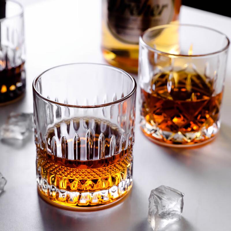 HA High-end Glass Whiskey & Beer Tumblers (Set of 2)