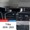 Автомобільний тримач для телефону для Volkswagen T-ROC 2018-2022 GPS Спеціальний гравітаційний навігаційний мобільний кронштейн 360-градусний поворотний кріплення Стійка