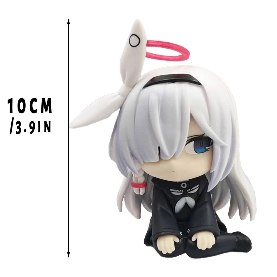 10CM New Blue Archive Plana Anime Action Figure Peripheral Collectible Models Decorative Decorations Children Kawaii Gift Poseable Articulated Scale
