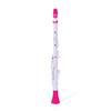 Nuvo Plastic Wind Instrument Clarinet C Key Clarineo Clarineo N120CLPK Exclusive 2.0 White/Pink [With Semi-hard Case] []