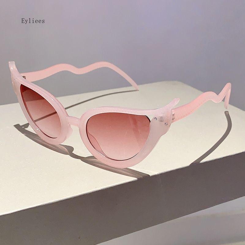 Luxury Cat Eye Sunglasses Women  Fashion Personalized Uv400 Sun Glasses Travel Driving Eyewear Anti-Uv Eyeglasses