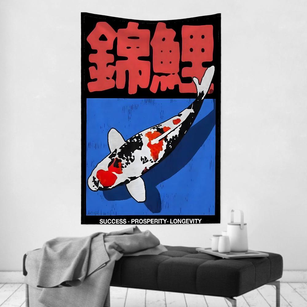 1pc Vintage Japanese Art Exhibition Tapestry Room Decor Wall Cloth Party Hanging Background Room Decor Baby Room