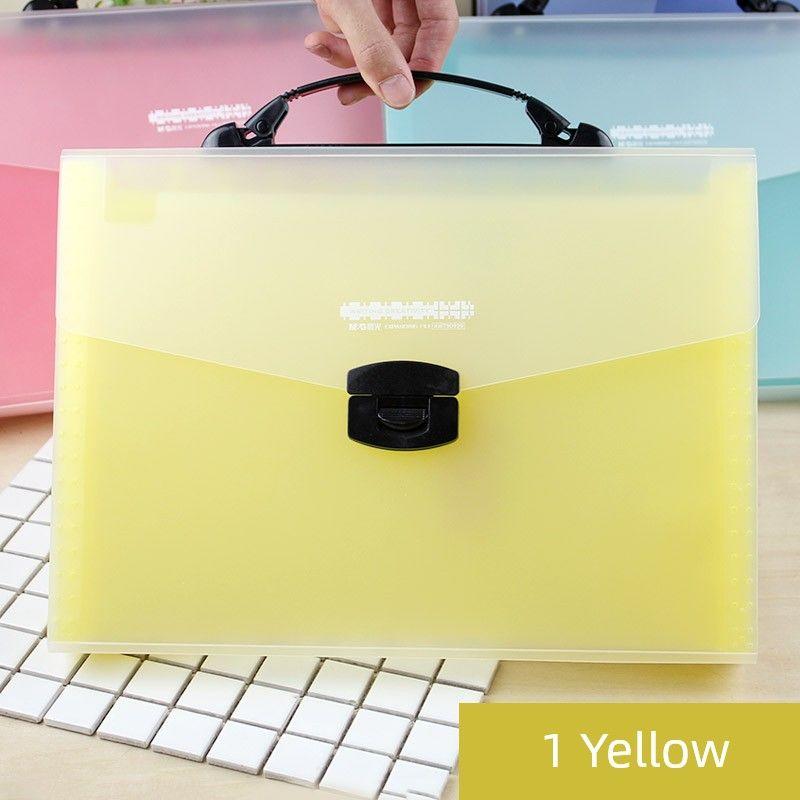 Chenguang File Holder Folder Multi-Layer Male and Female Students Satchel Information Bag Briefcase Paper Paper Stationery