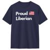 Liberia Independence Day Mens T Shirts Proud Liberian Novelty Tees Short Sleeve Crewneck Tshirt Cotton Gift Idea Clothes