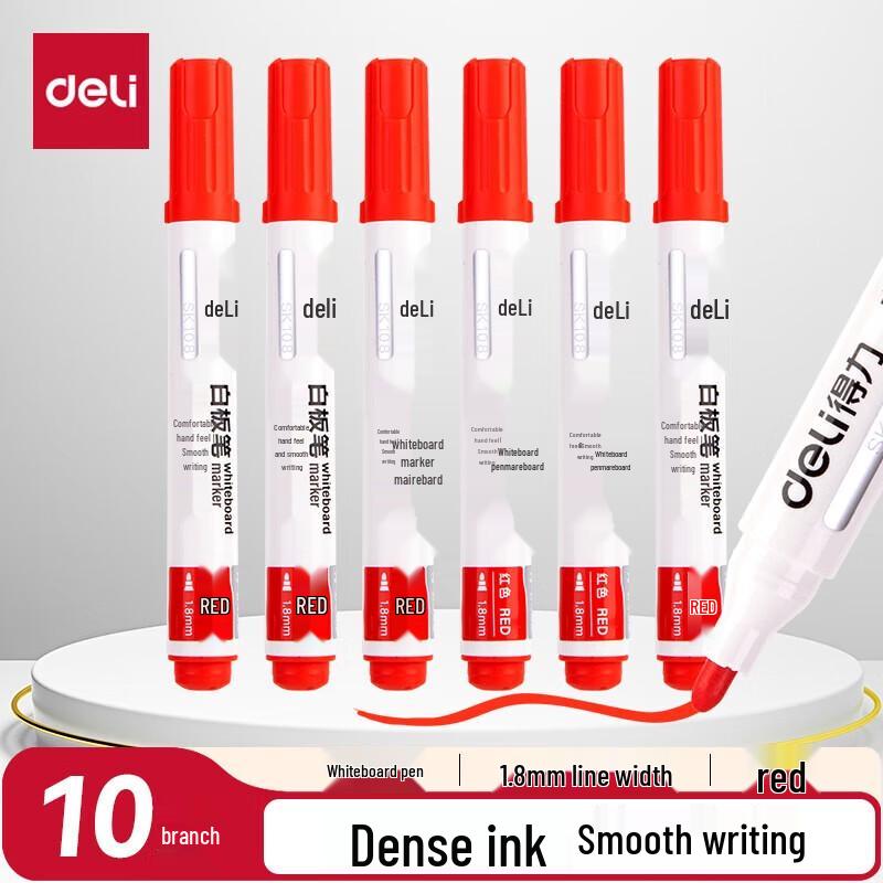 Deli SK108 Erasable Whiteboard Markers