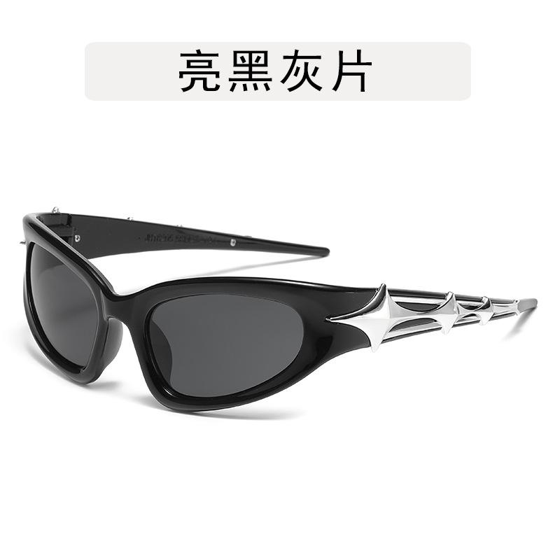 Punk Y2K Men's Sunglasses Korean Stylish Hip Hop UV Protection Glasses for Women Bicycling Cool Man Sun Glass