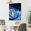 Manchester City Custom Your Name Wall Decor Tapestry Art For Pet Memorial Birthdaywedding Party Backdrop Family Gift