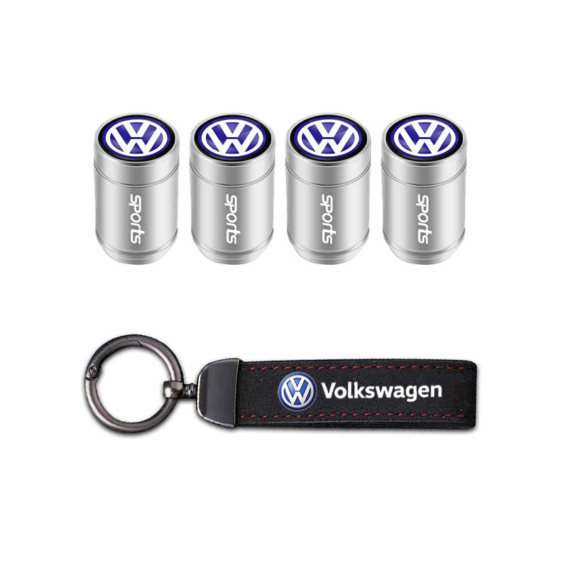 For Volkswagen n2Car Tire Wheel Valve Caps Cover/Car Key Chain Ring Keychain For VW Golf Polo Tiguan Touran Jetta Passat CC T5 GTI Scirocco Caddy