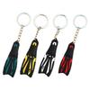 2pcs Novelty Flippers Key Chain Holder Keyring Keychain