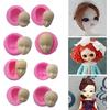 3D Doll Head Baby Face Silicone Cake Molds Model Handmade Soap Clay Plaster Mold Fondant Chocolate Gummy Biscuit Sugar Craft Mould DIY Cake