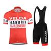 Flandria Red Bicycle Cycling Man Retro Mtb Shirt Short Sleeve Bike Enduro Retro Jersey Suit Tripel Bib Short 2026 Summer Breathable Cycling Suit Set
