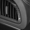 LHD/RHD For Kia Stinger 2018- Car Tuning Carbon Fiber ABS Both Side Vent Cover Trim Accessories