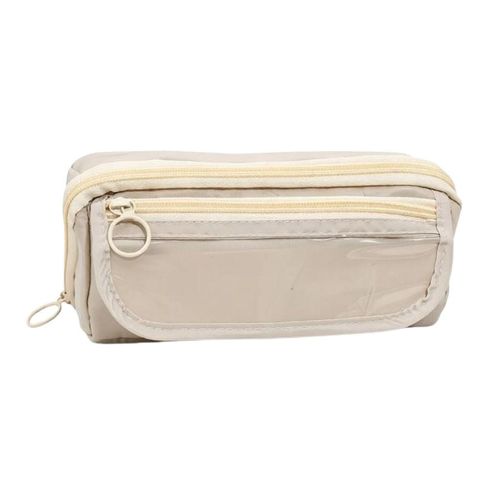 Large Capacity Pen Bag Back To School Stationery Organizer Portable Pencil Case  Gift