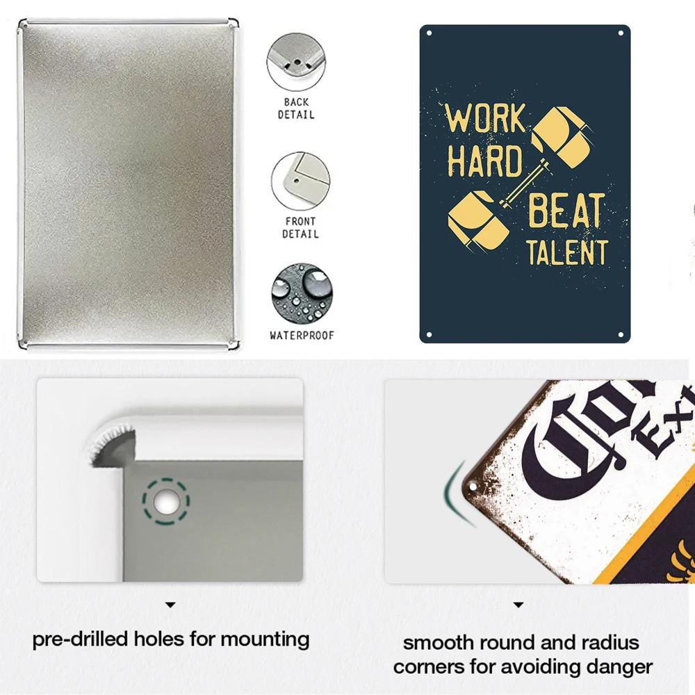 Γυμναστήριο Ρετρό Μεταλλική Πινακίδα Φυσικής Κατάστασης Αστεία Vintage Σιδερένια Αφίσα Άσκηση Κίνητρο Αποφθέγματα Διακόσμηση Σπιτιού Μπαρ Παμπ Γκαράζ Ανδρικό Καταφύγιο Δώρα