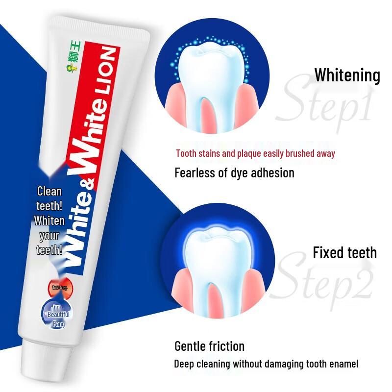 Lion WhiteWhite & Baking Soda Toothpaste Bundle