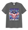 High-Quality Harajuku Style Vintage Fashion Cotton Short Sleeve T-Shirt, Funny Fitness Meme Graphic Tee for Certified Fitness Enthusiasts T-Shirt