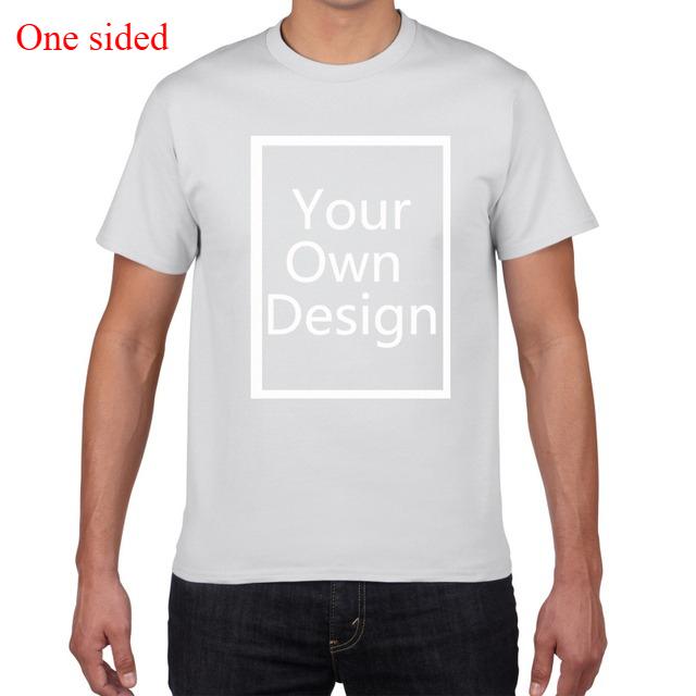 Custom Cotton Customized Print Short Sleeve Logo T Shirt Summer Tops Tees DIY Your Like Photo Cotton Tshirt Unisex Clothing