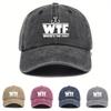 High-quality Solid Color Washed Baseball Cap Coated Cotton Four-thread Distressed Peaked Cap Curved Brim Hat Sun Visor Light Plate Cap