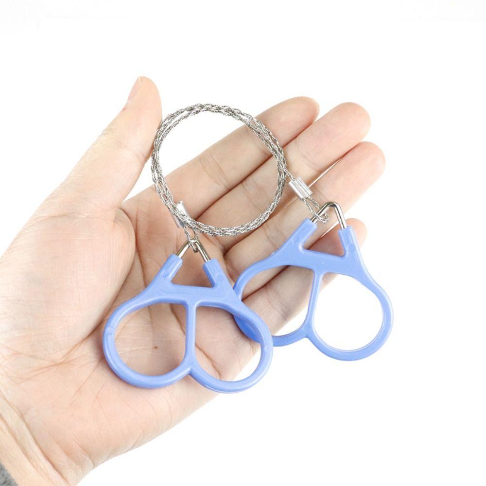 4-strand Outdoor Camping Survival Tool with Handle Hand Steel Wire Saw Hiking Equipment