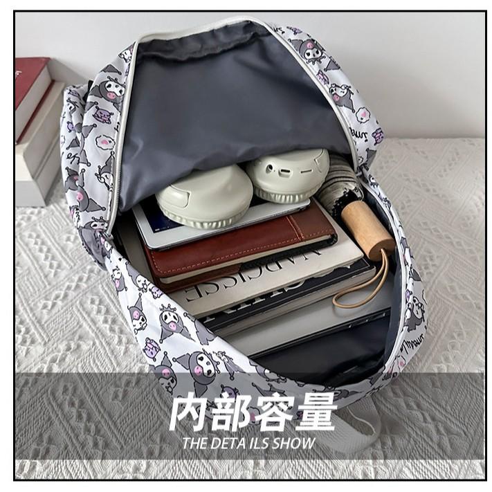 Schoolbag Wholesale New Cartoon Printed Schoolbag Junior High School Girls Backpack New High Value Trend Casual Backpack