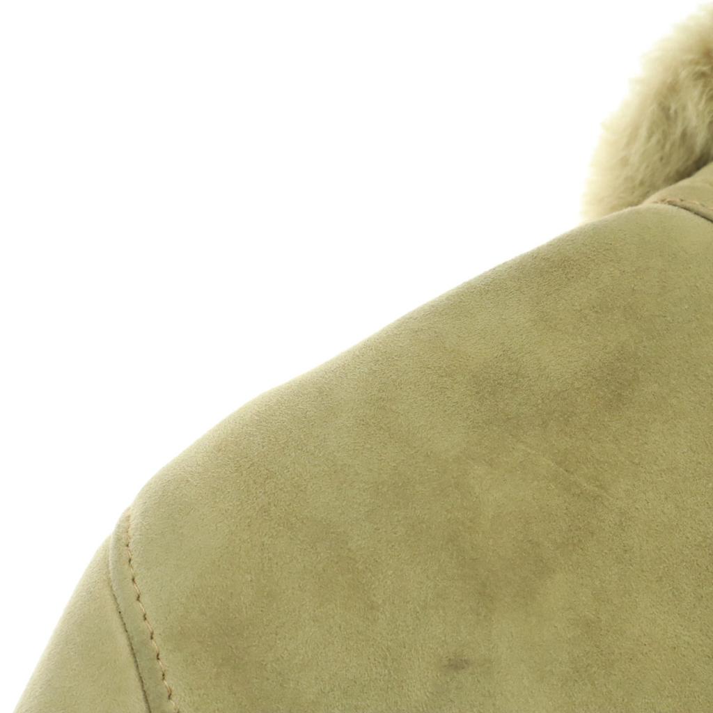 FIGARO Made in Bulgaria Long sleeve Mouton coat L Brown sheep fur Women Used