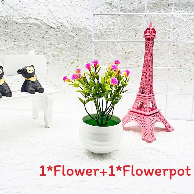 And Succulent Gypsophila Plants Artificial Flower Potted Plant For Giving Gift