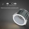 Anti-Fog Narrow Edge LED Downlight for Kitchen & Bathroom Ceilings