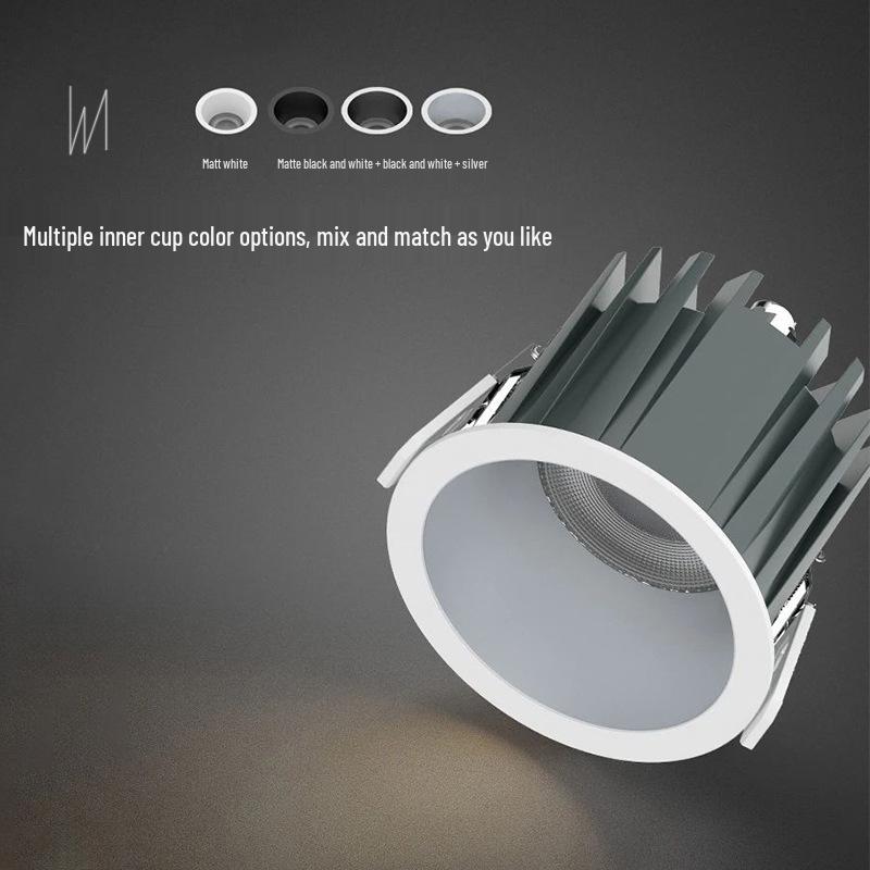 Anti-Fog Narrow Edge LED Downlight for Kitchen & Bathroom Ceilings
