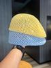 Korean Fashion Hollow out Beret for Children Summer Thin Style Breathable Reverse Front Artist Cap