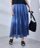 ROPE PICNIC Sheer Tiered Skirt GDC15110 Blue Main (44)