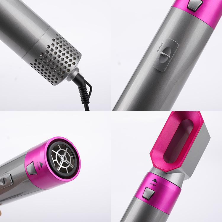 Five-in-One Hot Air Styler: Automatic Curling Iron & Hair Dryer Comb