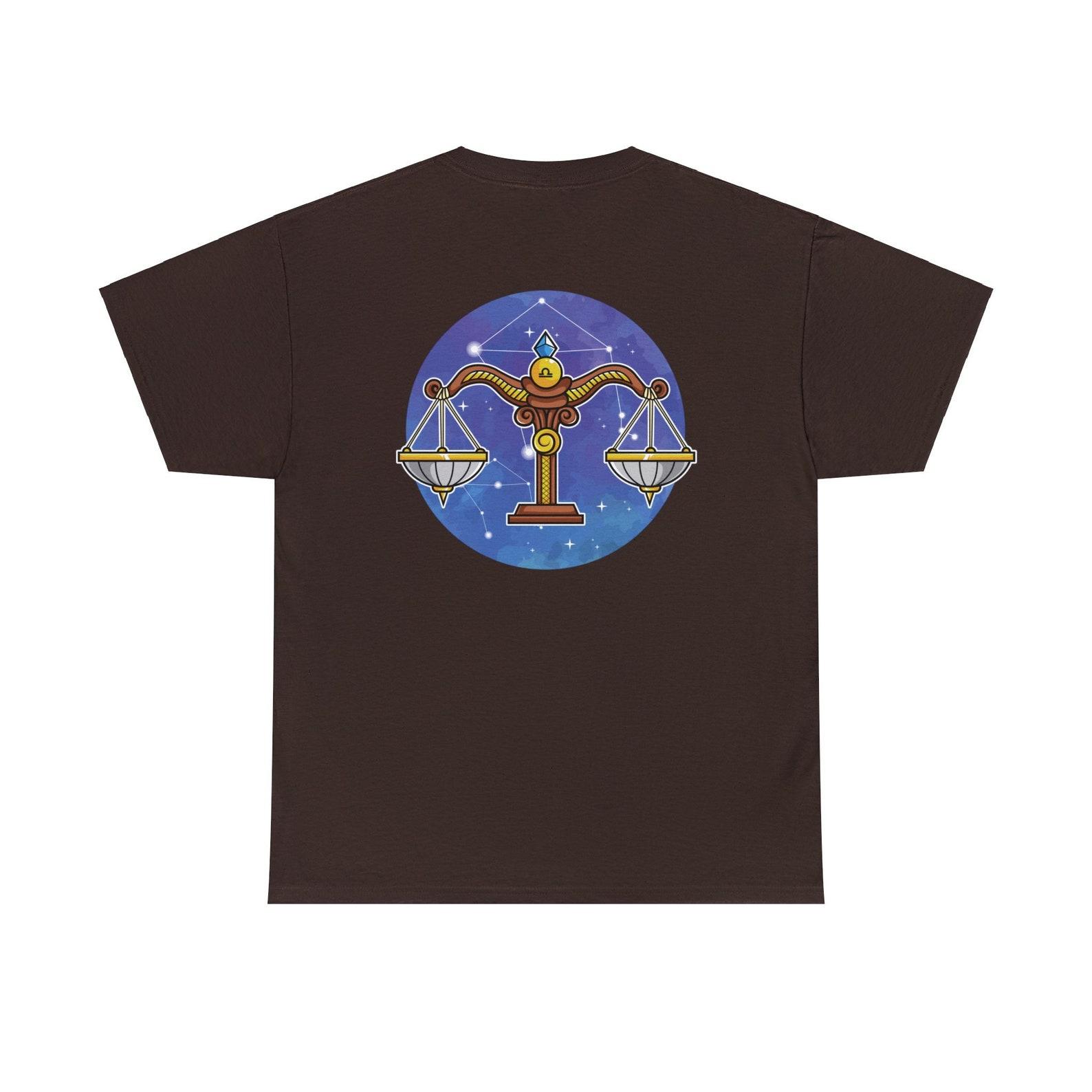 Libra Zodiac Sign T-shirt: Horoscope Astrology Tee S