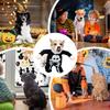 Dog Skeleton Halloween Costume Halloween Costume Dog Glow In The Dark Skull Clothes Pet Clothes Novelty Funny Halloween Pet