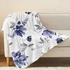 Hemmed Flannel Throw Blanket,Soft & Skin-friendly Cozy Warm for Home, Couch, Halloween & Christmas Decor