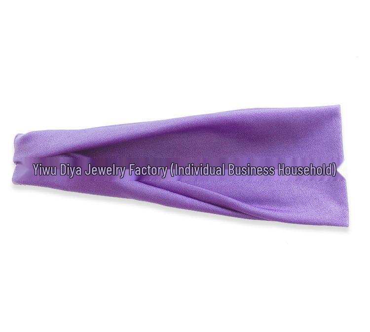 Unisex Sports Headband: Sweat-Absorbing Yoga Hair Band for Running