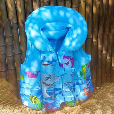Kids Inflatable Swim Vest Float Swimsuit Buoy Aid for Kayak Fishing Surfing