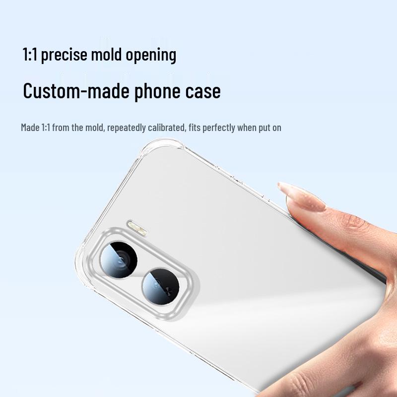 iQOO Neo 11 Airbag Corner Anti-Drop TPU Case - Transparent, Full Coverage, High-Grade Feel