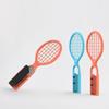Lightweight Ergonomic Design Tennis Rackets Set Strong  Plastic Tennis Rackets Simple to Operate Pair for NS2 Switch2