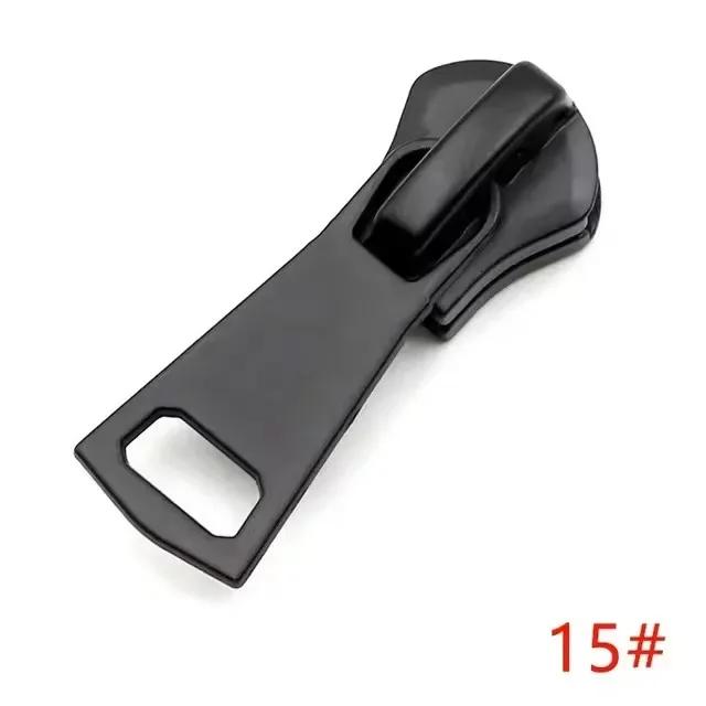 5/10Pcs 3# 5# 8# 10# 15# Zipper Sliders for Resin Zips Tape Replaceable Zippers Head Puller Jacket Coats Zip Repair Sewing Craft