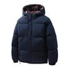 Men's And Women's Solid-color Casual Down Cotton-padded Jacket, Men's Inner Checkered Printed Bread Jacket, Fleece Thickened Hooded Jacket