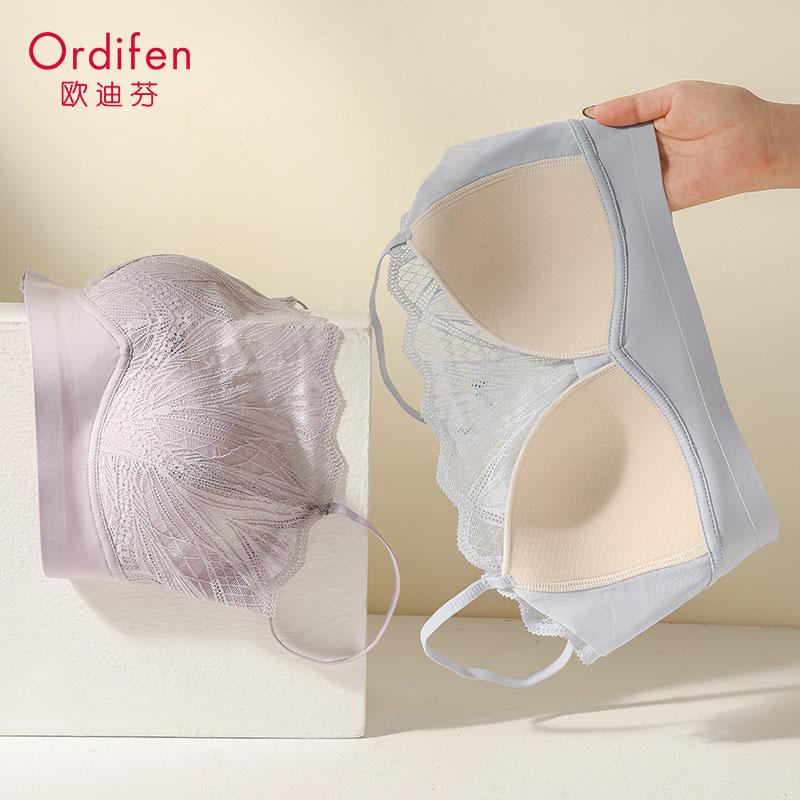 Women's Lace Triangular Inner Cup Back Bra