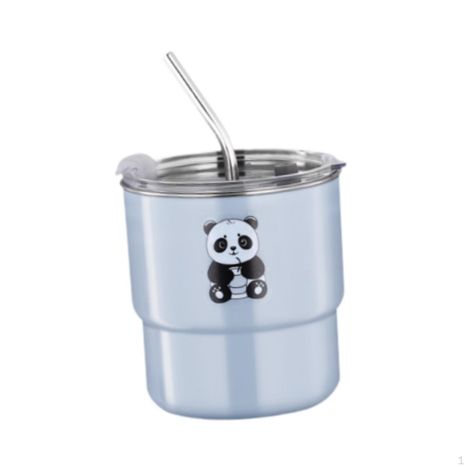 

Stainless Steel Tumbler 450ml Reusable Mug Drinking Bottle for Activities Hiking Playground синій