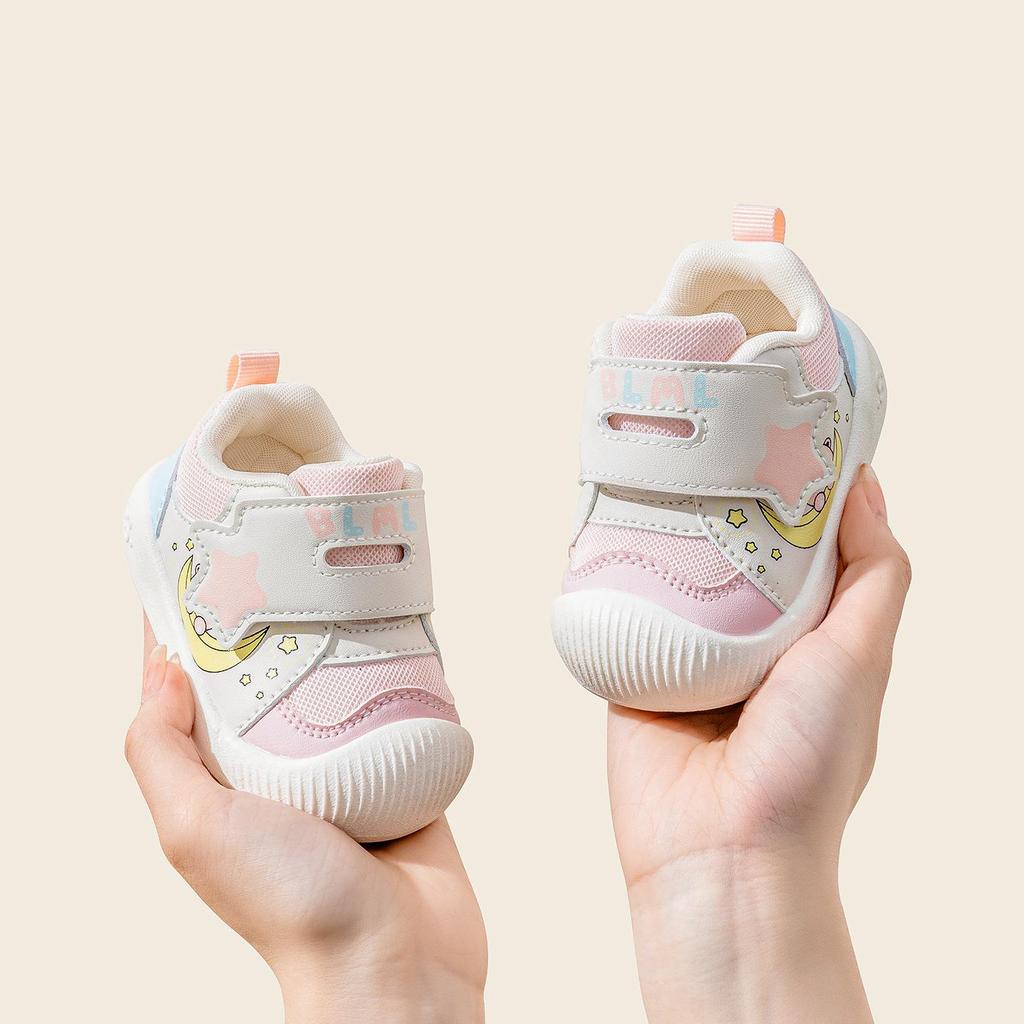 2026 Spring Baby Walker Shoes: Breathable Mesh, Soft Sole for Boys & Girls