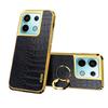 360°Rotating Metal Ring Car Holder Leather Shockproof Phone Case For Xiaomi 11T 12T Pro Redmi Note 13 13C 12 S 12C 11 10 9 8 Pro