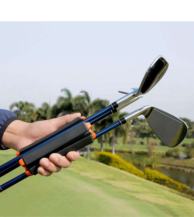 PGM Portable Golf Club Holder & Storage Rack - Compact, Lightweight, Easy to Use