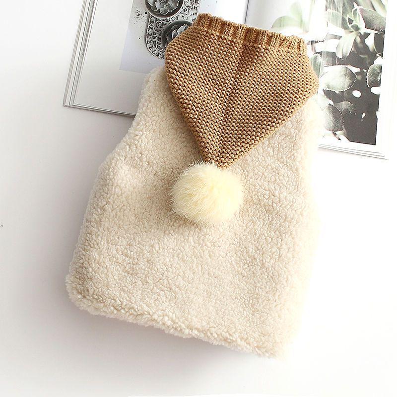 Thickened Cute Lambswool Vest for Infants, Unisex, Ages 1-3, Perfect for Autumn and Winter.