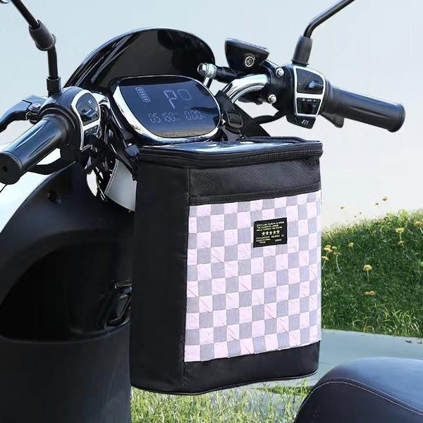 Large-Capacity Waterproof Storage Bag with Front Pocket for Electric Scooters & Bicycles