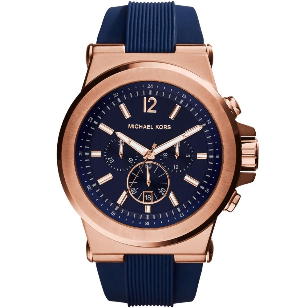 Michael Kors MK8295 Dylan Cronógrafo Mostrador Azul Relógio Masculino